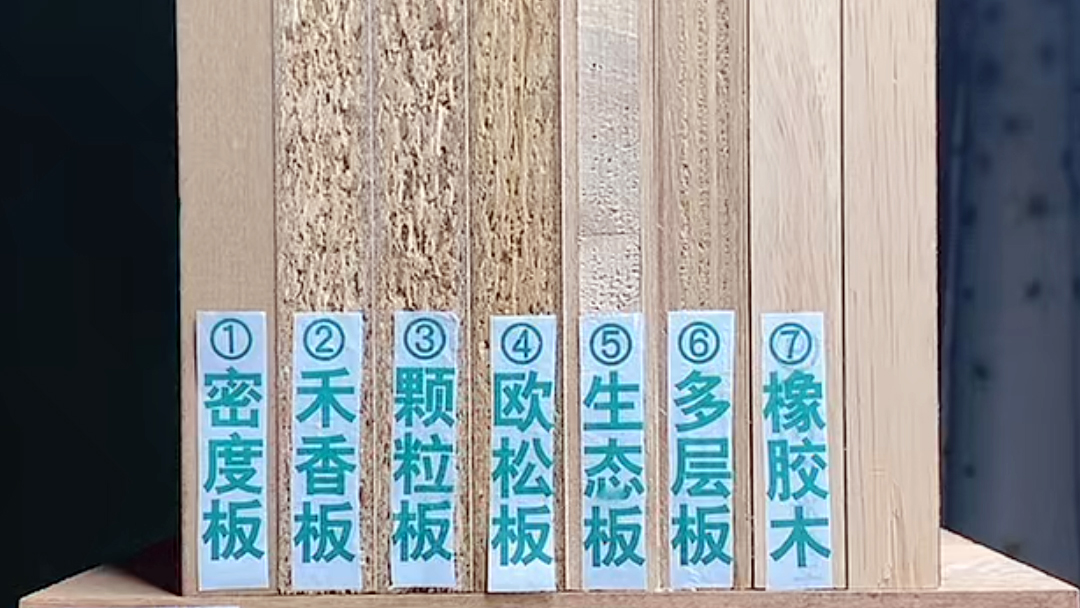 密度板、禾香板、顆粒板、歐松板、多層板、生態(tài)板哪種板材最環(huán)保